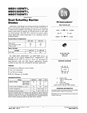DataSheet MBD770DWT1 pdf